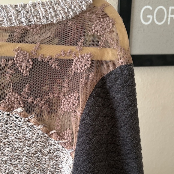 BKE Multicolor Patchwork Cardigan - Picture 5 of 8